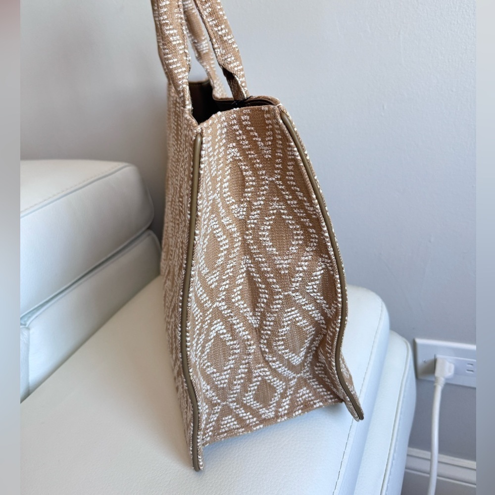 NWT MAJE Patterned Tote in Tobacco - Picture 8 of 15